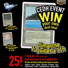 MTG Win a Tropical Island - Dimanche le 13 Juillet 11h - Premium Event